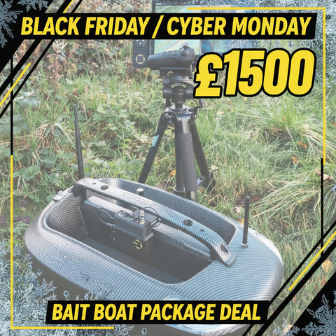 ND2 Bait Boat V3 + NDS Sonar + Connect Winch Camera + Tablet BFCM25