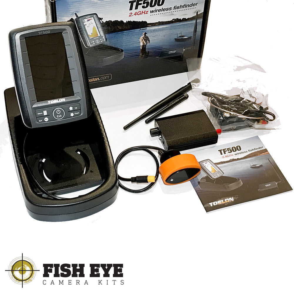 Toslon TF500 Full Colour Fish Finder for Bait Boats – Fish Eye Camera Kits